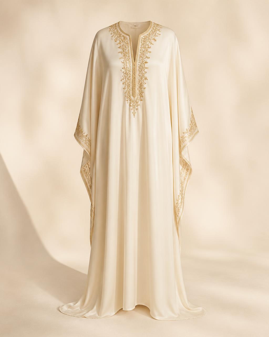 Dalia Ivory Kaftan — Ivory